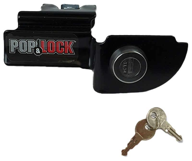 Pop & Lock - PL3600 Black Manual Tailgate Lock for Dodge Dakota and Mitsubishi Raider - Image 1